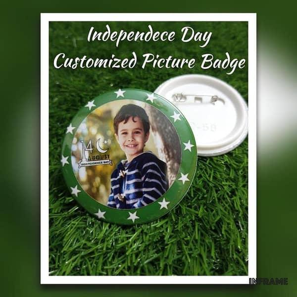 Customize Your Picture with Independence Day Badges for Pakistan Day - 14 August Azaadi Din