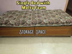 Bed with ( Storage Space )