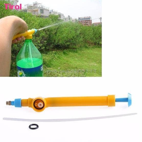 Universal Rocket Pump - Pressure Sprayer Nozzle for Gardening and Household Use - Water Trigger Pump for Various Applications