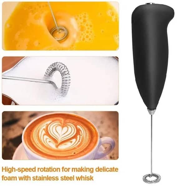 Portable Mini Electric Milk Frother and Egg Beater for Coffee Mixing, Household Kitchen Whisk Tool