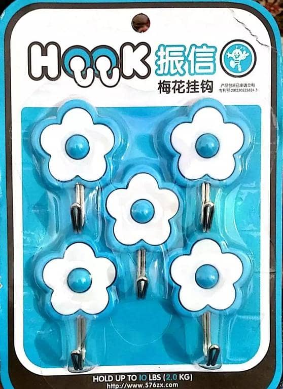 Self-Adhesive Pink Wall Hooks - Ultra Strong, Waterproof, and Easy to Install