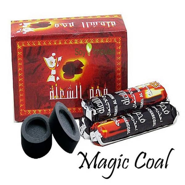 Packet of 5 Charcoal Rolls for Bakhoor - Each Roll Contains 10 Coal Discs