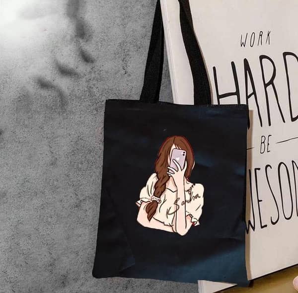 Trendy Tote Bag with Prints for Women and Girls - Stylish and Practical