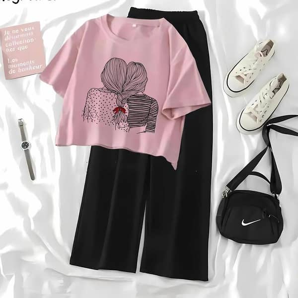 Women's Crop Top Suits: High-Quality Tee with Flapper Style