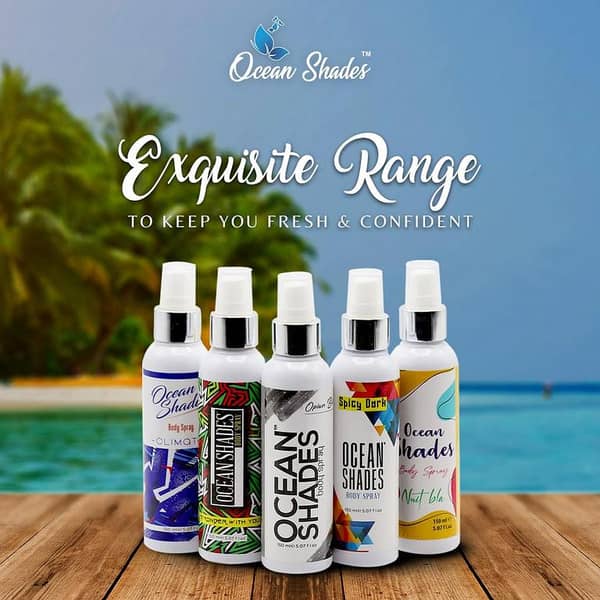Ocean Shades 300 ml Body Spray - Choose Any 2 Refreshing Fragrances