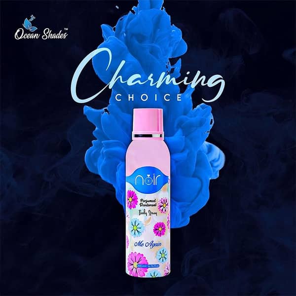 Ocean Shades Noir Me Again 200ml Body Spray - Long-Lasting Gas-Based Fragrance