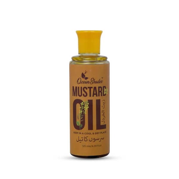 Ocean Shades 100% Pure Mustard Oil - Natural, 125 ML Bottle