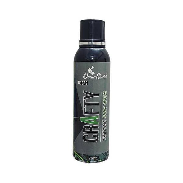 Ocean Shades CRAFTY Non-Gas Body Spray for Men, 200 ML