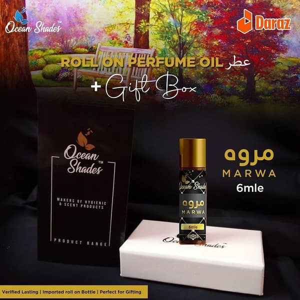 Ocean Shades MARWA 6ml Roller Perfume for Unisex