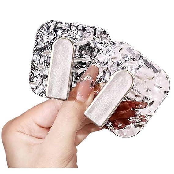 FRAKIN 2-Pack Adhesive Wall Hooks for Kitchen Accessories - No Drilling Required, Strong Hold, Ideal for Hanging Towels and Home Essentials