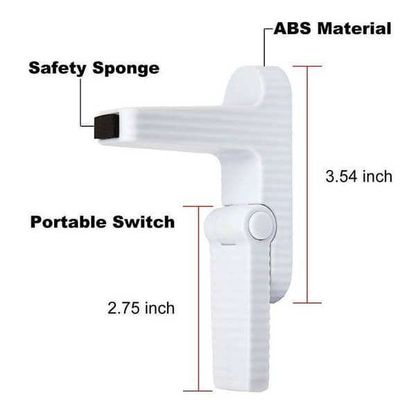 IKYE FRAKIN Child Safety Door Lever Lock for Babies and Pets, 2-Pack with 3M Adhesive for Easy Installation
