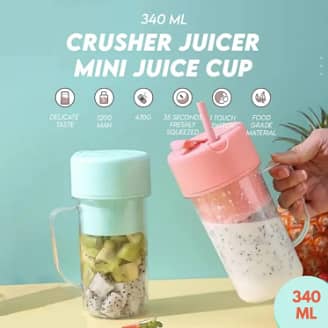 FRAKIN Portable Rechargeable Juicer for Smoothies and Juices