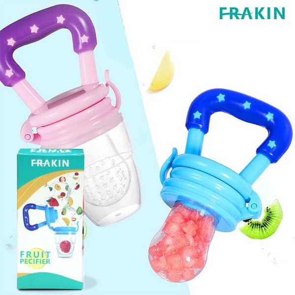 FRAKIN Baby Food Feeder with Fruit Pacifier for Easy Self-Feeding