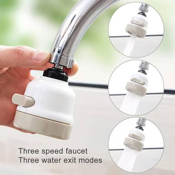 FRAKIN 2-in-1 Kitchen Faucet with Rotating Spray Regulator and Water-saving Filter for Kitchen and Bathroom