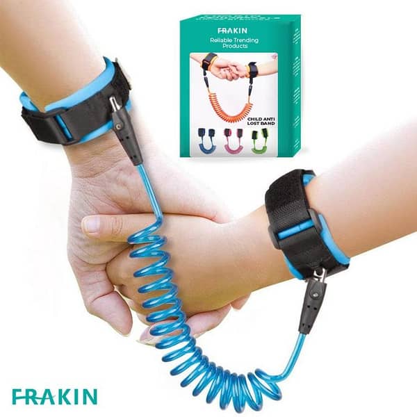 FRAKIN Anti-Lost Wrist Link for Babies and Toddlers - Safety Harness Strap Leash for Kids to Prevent Loss While Walking