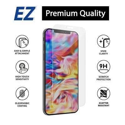 Whitestone Dome EZ Tempered Glass Screen Protector for iPhone 12 Pro Max – Two-Pack