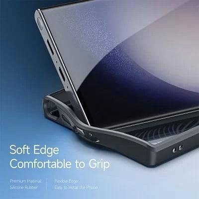 Aimo Mag Series Samsung Galaxy S23 Ultra Phone Case - Black Color