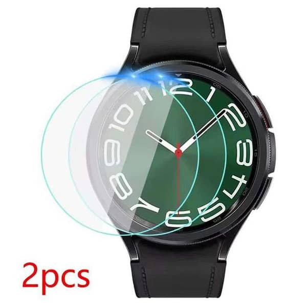 2-Pack Tempered Glass Screen Protector for Samsung Galaxy Watch 7/FE