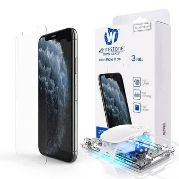 Whitestone Dome Glass UV Tempered Glass Screen Protector for iPhone 11 Pro