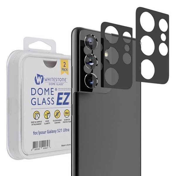 EZ S21 Ultra 2-Pack Camera Lens Protectors