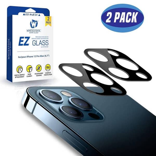 EZ Camera Screen Protector for iPhone 12 Pro Max - 2-Pack