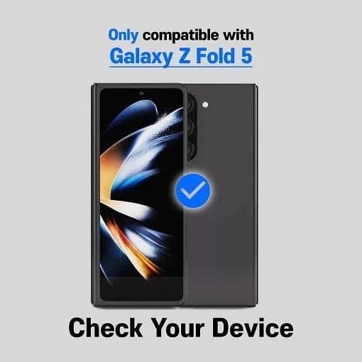 Whitestone Dome Privacy Screen Protector for Samsung Galaxy Z Fold 5 - Full Coverage Glass Shield with Easy Install Kit (2-Pack)
