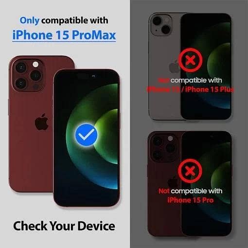 Whitestone Aegis Defender Case for iPhone 15 Pro Max – All-in-One Protection, Black