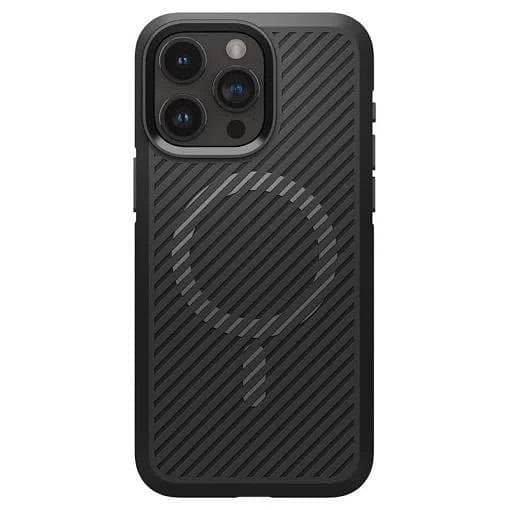 Spigen Core Armor Magfit Phone Case for iPhone 15 Pro – Compatible with MagSafe, Matte Black