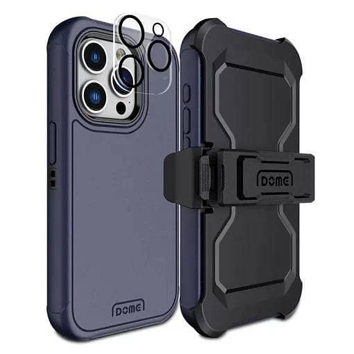 Whitestone Aegis Defender Case for iPhone 15 Pro Max - Navy Blue, All-in-One Protection