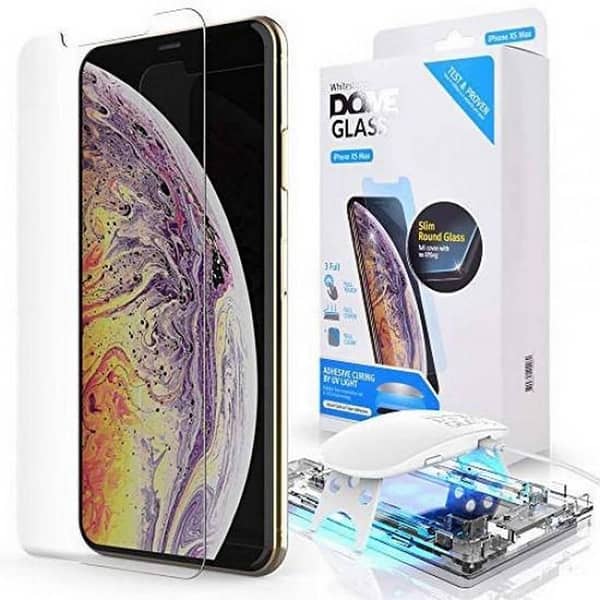 Whitestone Dome Glass UV Tempered Screen Protector for iPhone XS Max