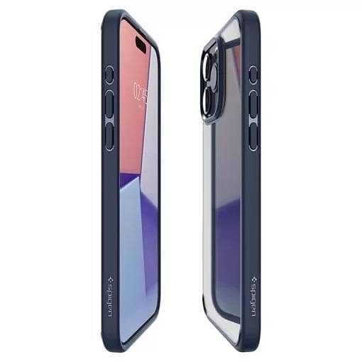 Spigen Ultra Hybrid Case for iPhone 15 Pro Max in Navy Blue