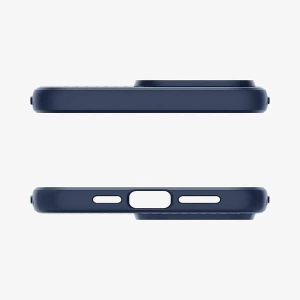 Spigen Liquid Air Case for iPhone 15 Pro Max in Navy Blue