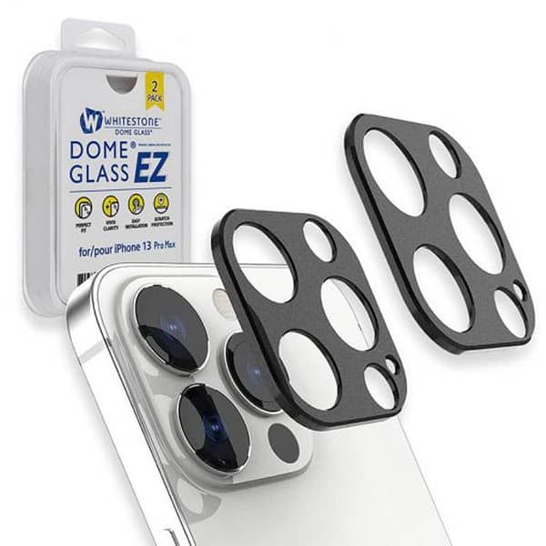 Whitestone EZ Camera Protector for iPhone 13 Pro Max (6.7") – Set of 2