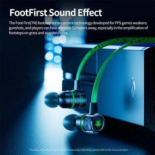 Plextone G20 Mark IV In-Ear Gaming Earphones with Noise Cancelling, Type C & 3.5mm Jack, Metal Bass, Green