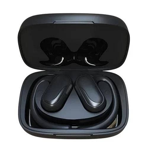 HiFuture FutureMate Pro Wireless Open Ear Earphones with Qualcomm APTX Adaptive, 15.4mm Bass, Dual Mics, IPX5 – Black