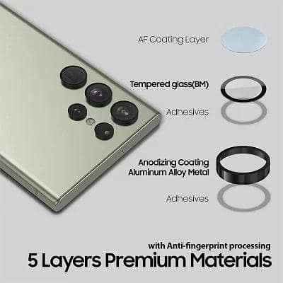 Whitestone Dome Lens Protector Ring for Samsung Galaxy S23 Ultra - 1 Pack