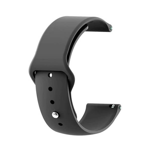 20mm Silicone Sport Replacement Strap for Smart Watches - Compatible with Haylou LS02, Xiaomi, Huami, Garmin, Samsung and More