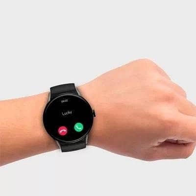 Xiaomi Imilab Imiki TG1 Smart Watch with Bluetooth Calling and Magnetic Silicone Straps - Black