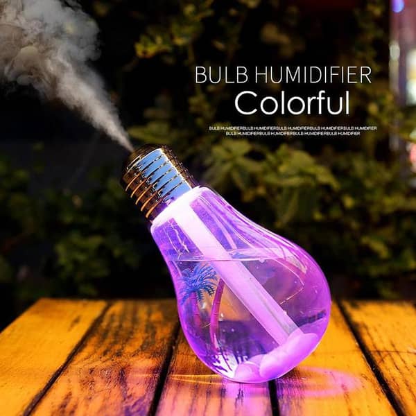 Original Bulb Humidifier 400ml with Color-Changing LED Lights