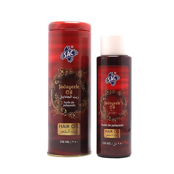 SAC Jadayel Hair Oil 250ml - Controls Hair Fall and Greying, Boosts Growth and Nourishes Scalp
