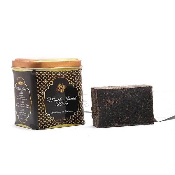 SAC Black Musk Jamid Wax Melts - Aswad Jamid - 25gm Cube for Unisex Use