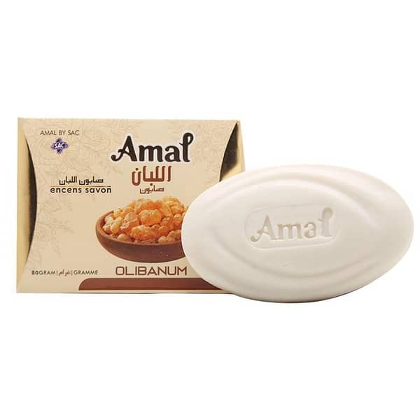 SAC AMAL Olibanum Soap Bar 80g for Everyday Use