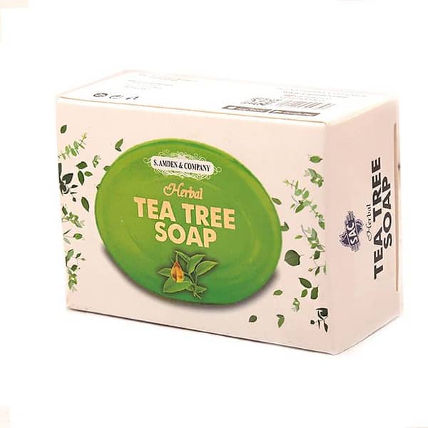 SAC Tea Tree Soap Bar 115g - Herbal Face Wash with Pure Neem for Skin Care - Ideal for Face and Shower