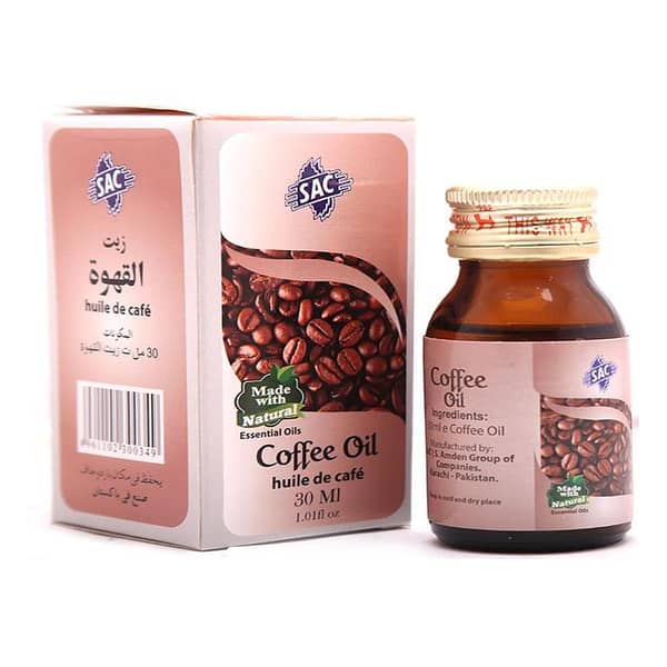 SAC Coffee Oil 30ml - Rich in Antioxidants, Phytosterols, Vitamin E, and Essential Nutrients