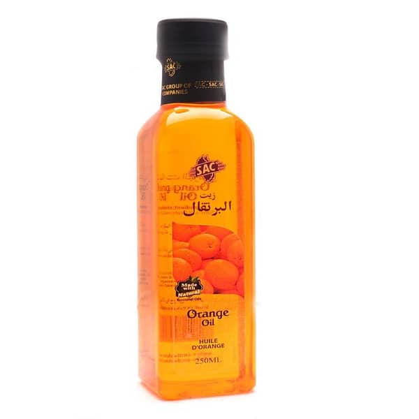 250ml Orange Oil for Skin Care, Health Benefits, and Aromatherapy by SAC - S-Amden Group