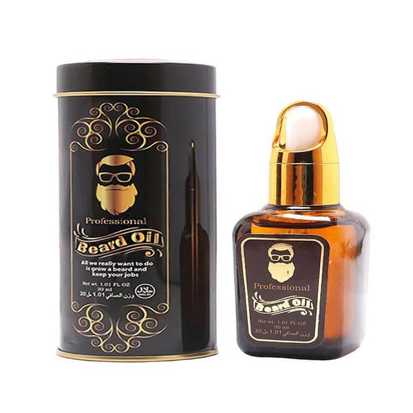 SAC Professional Beard Oil Strong 30ml - Metal Jar - Nourishing Growth Oil with Dropper