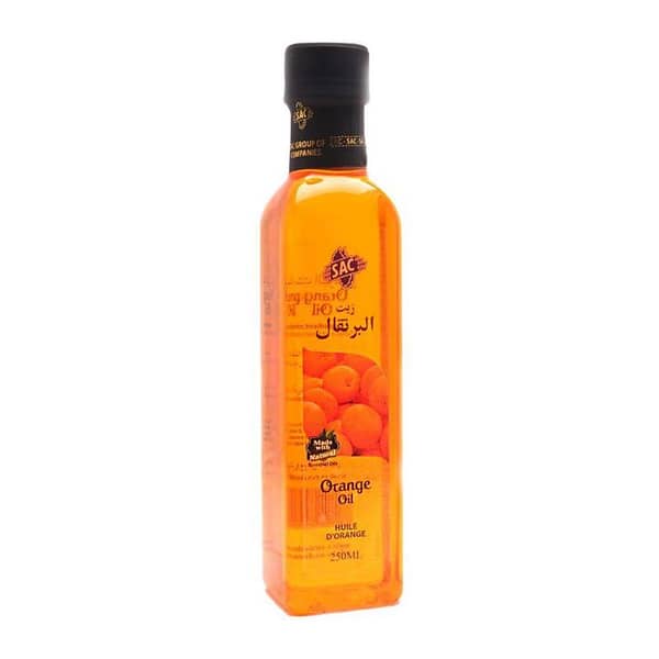 SAC Orange Oil 100% Natural 250ml - Ideal for Body and Massage Use