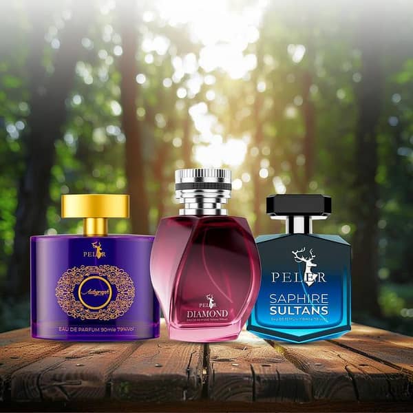 Saphire Sultan, Diamond and Autograph 110ml Peler UAE - Set of 3 Fragrances for Couples