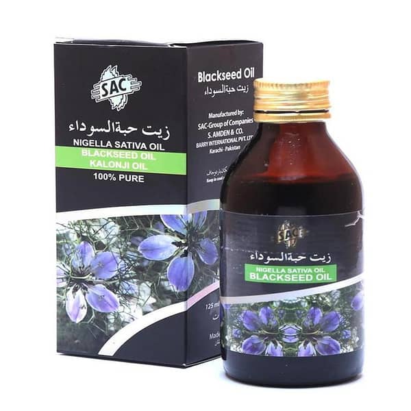 SAC Black Seed Oil 125ml - Kalonji Oil and Nigella Sativa