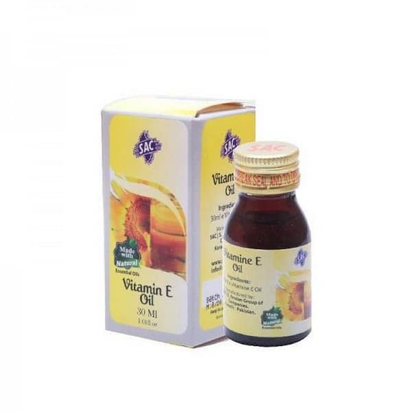 SAC Vitamin E Oil - 30ml for Skin Care and All-Purpose Use